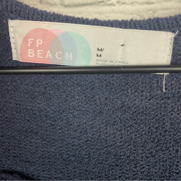 FP BEACH Black Sapphire Navy Lindsay Sweater Knit Jumpsuit OB1369026 size medium - Picture 11 of 11